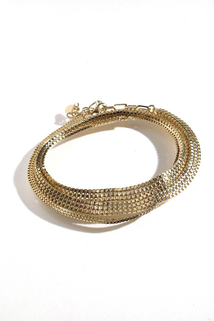 Laurence Paris bracelet chaîne fluide Skin gold