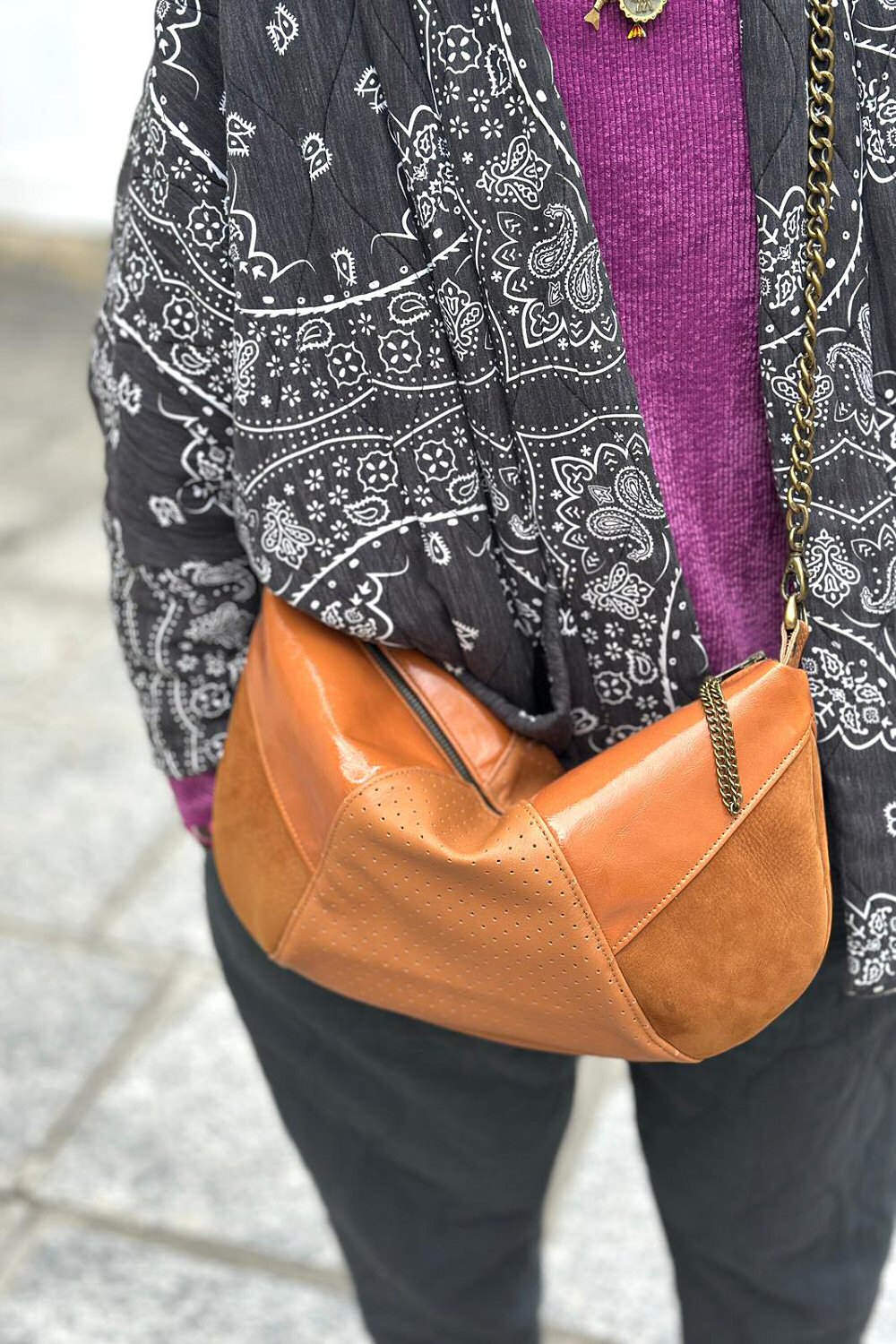 Galliane cuir  C46 Caramel