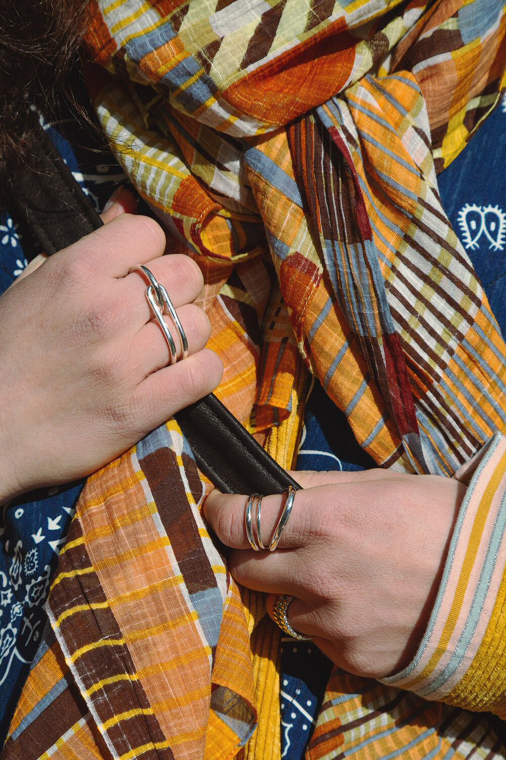 Mayrena bague double L'Audacieuse