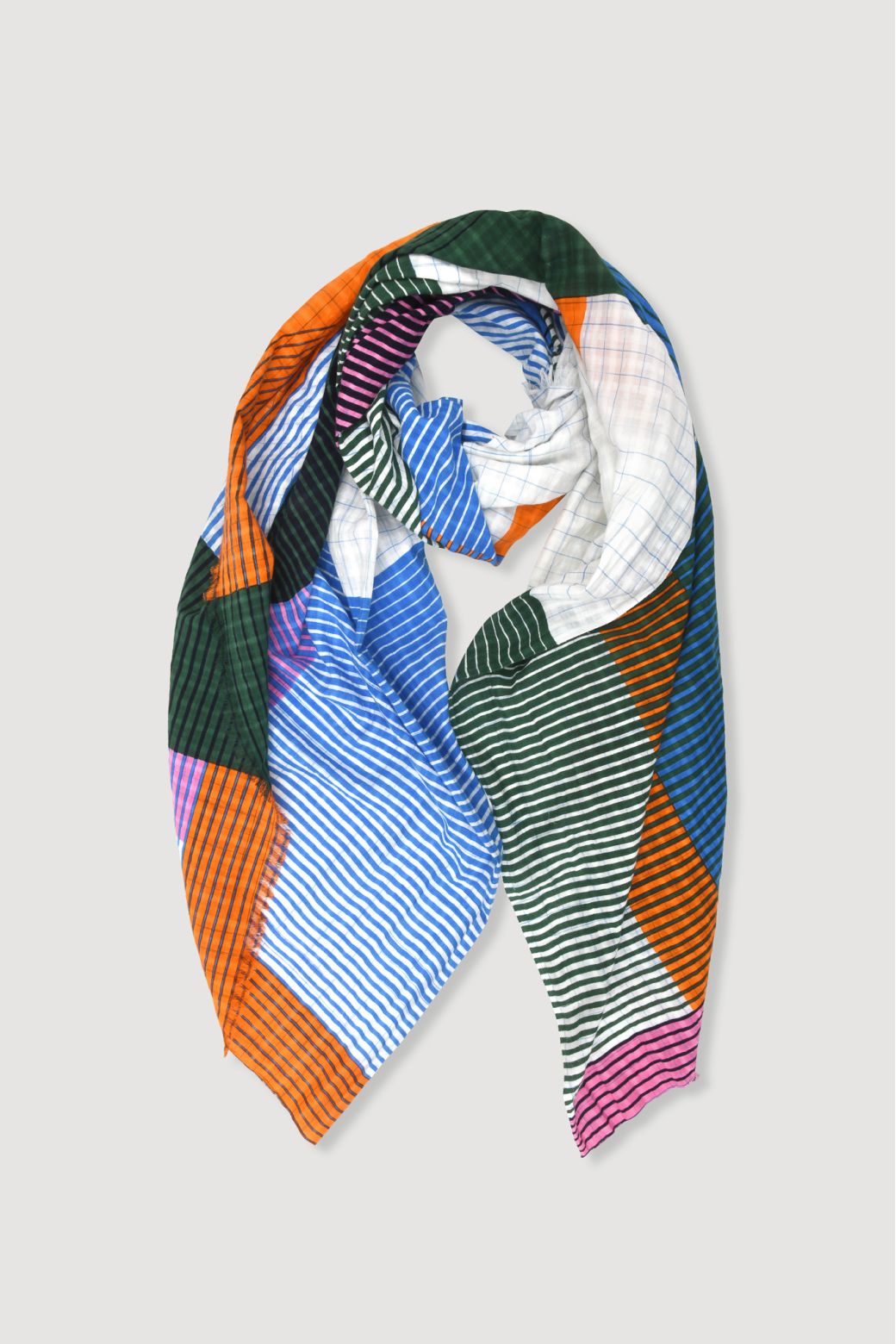 Ma Poesie foulard graphique 100% coton imprime Ettore multicolore