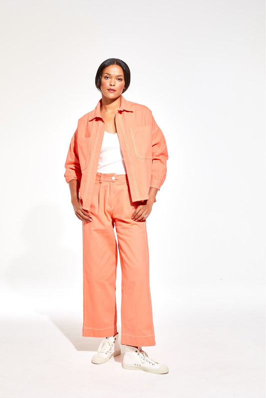 Ma Poésie veste Jacky corail