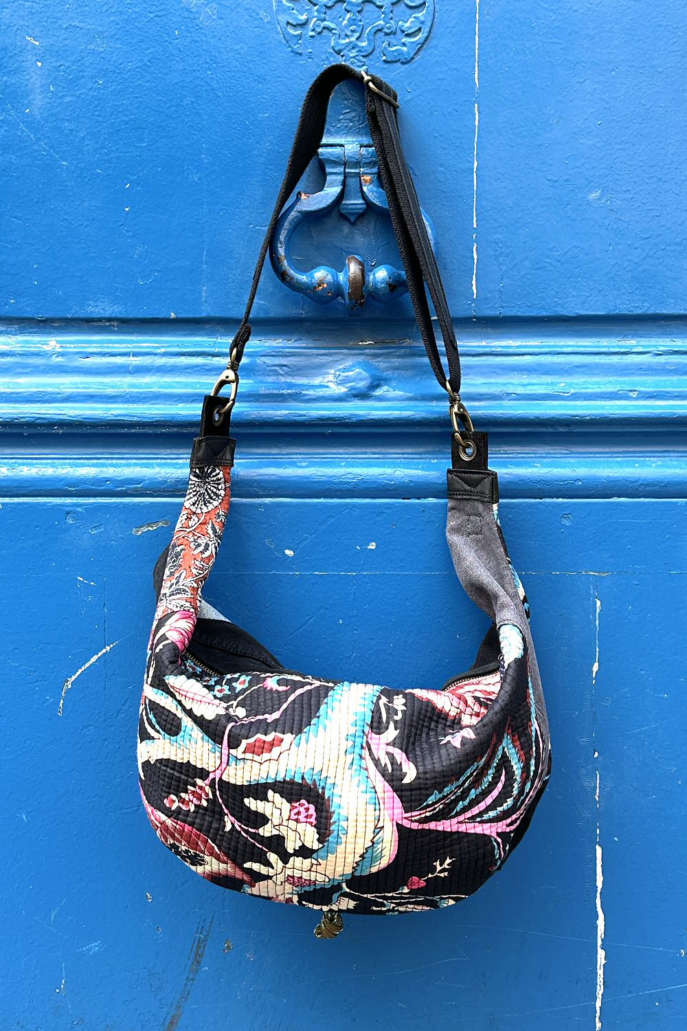 Yayou sac Kantha et denim upcyled made in France