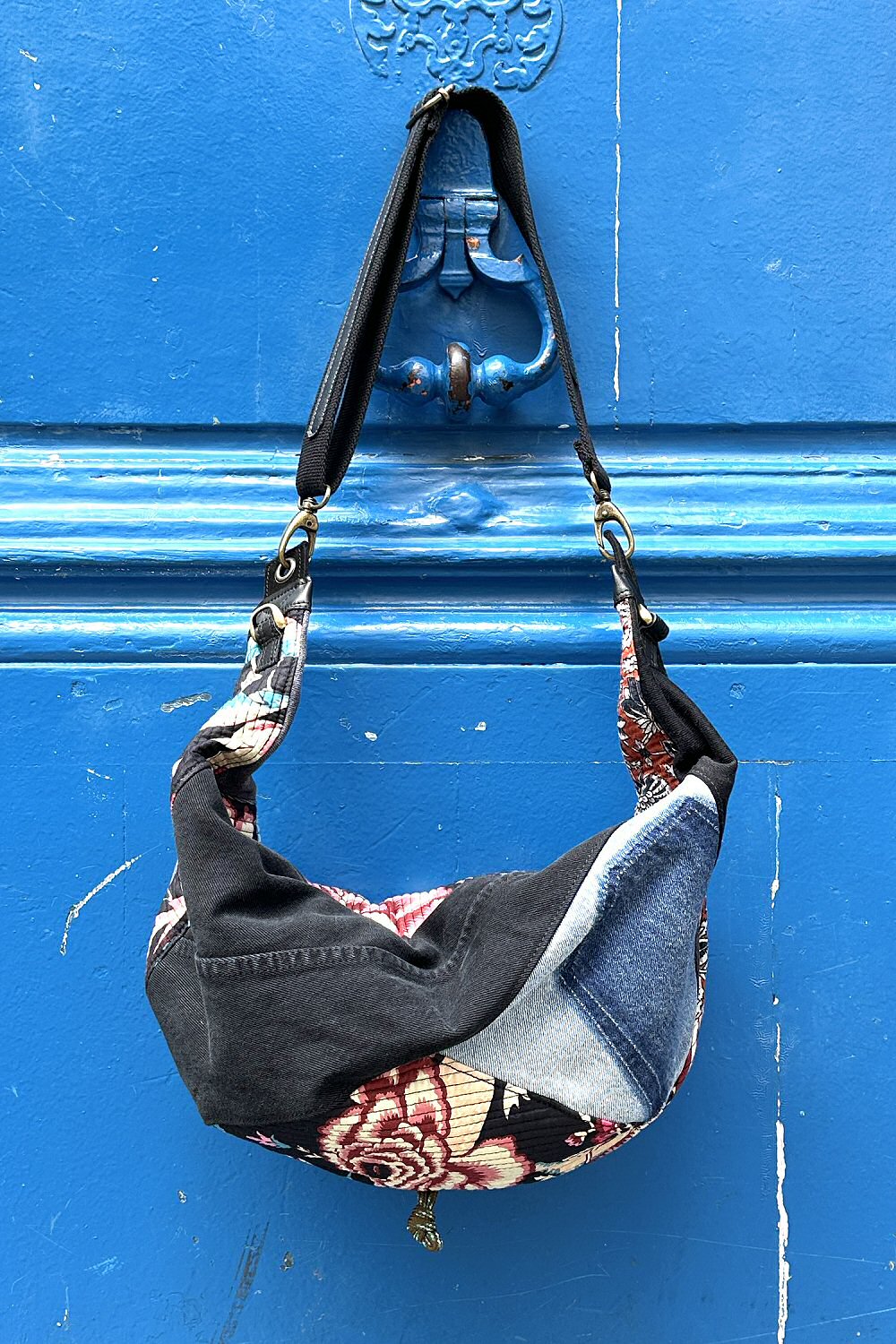 Yayou sac Kantha et denim upcyled made in France