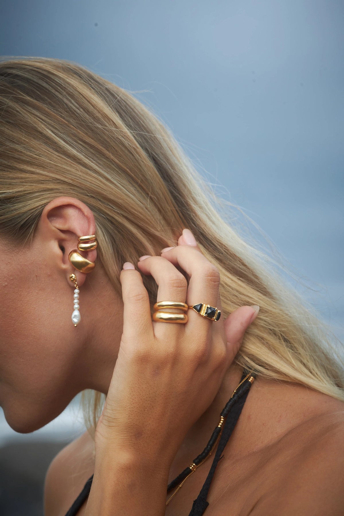 Mimi et Toi earcuff Olivie double