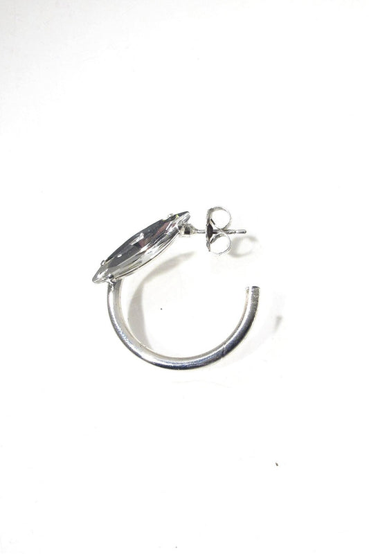 Perrine Taverniti boucle créole Beauregard solo strass ogive