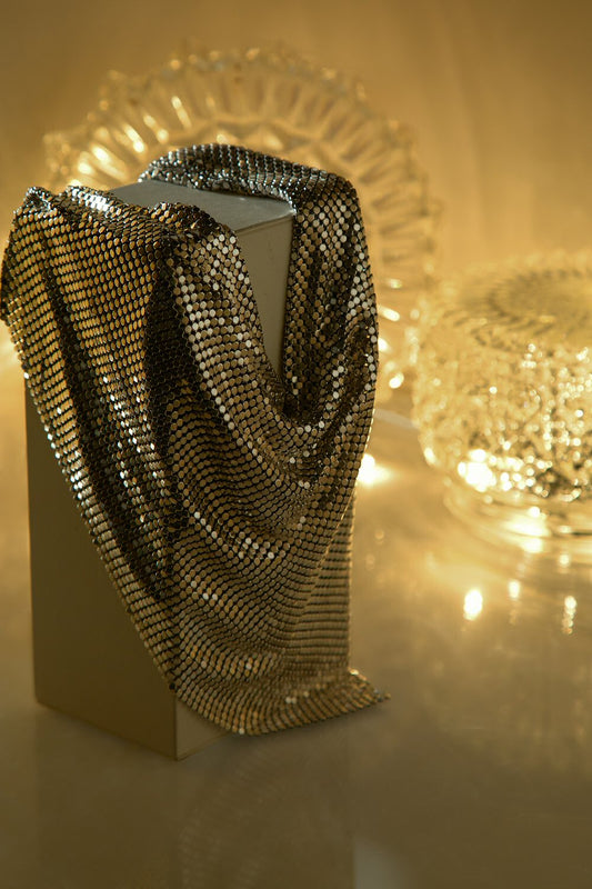 Perrine Taverniti collier Annamaria cote de maille