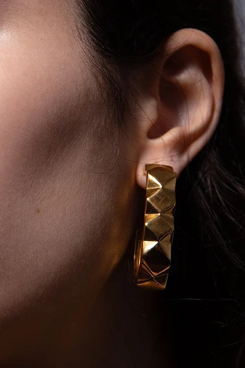 Perrine Taverniti boucles creoles Beautreillis hoops (paire)