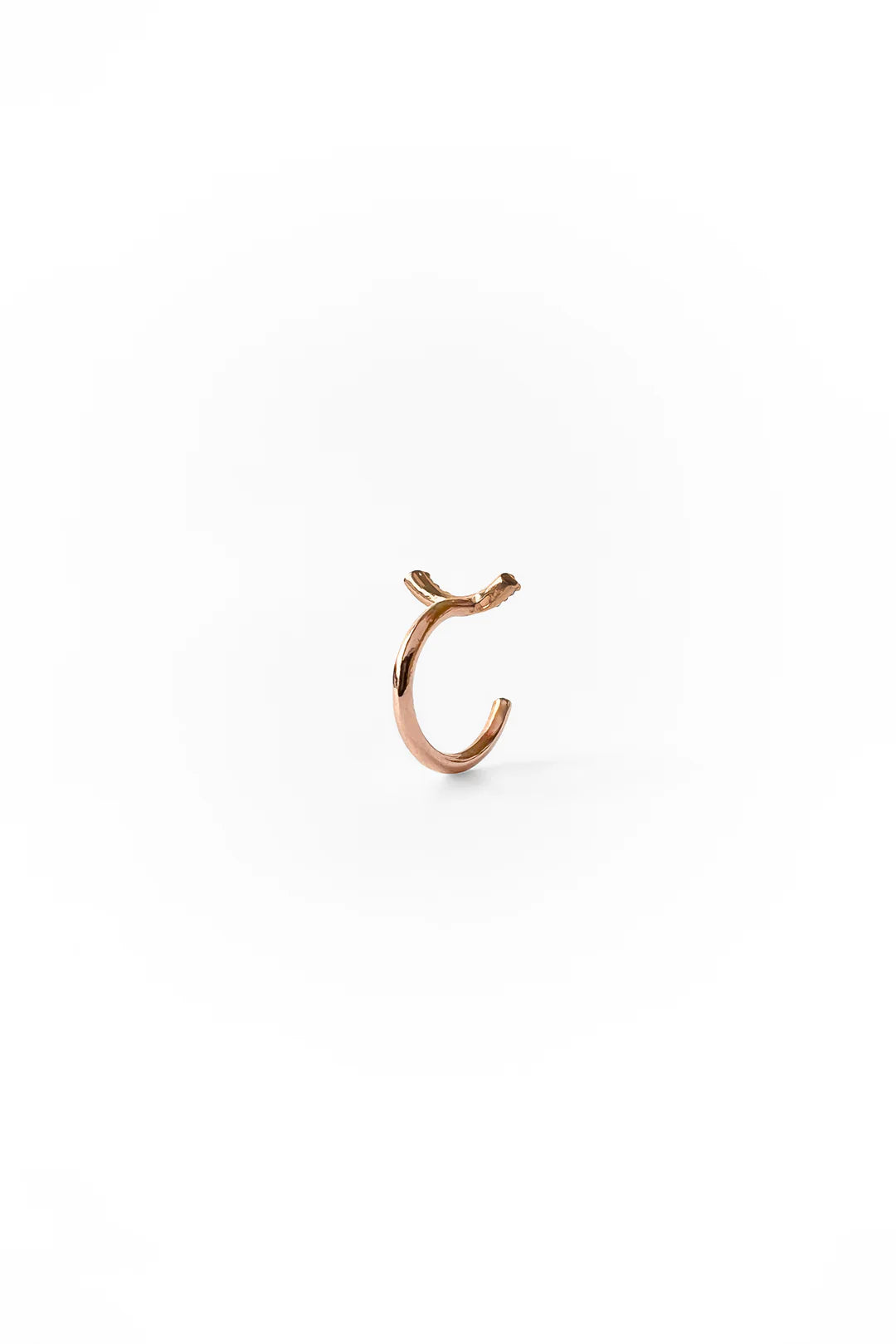 Sansoeurs boucle solo Curved diamonds piercing 18k