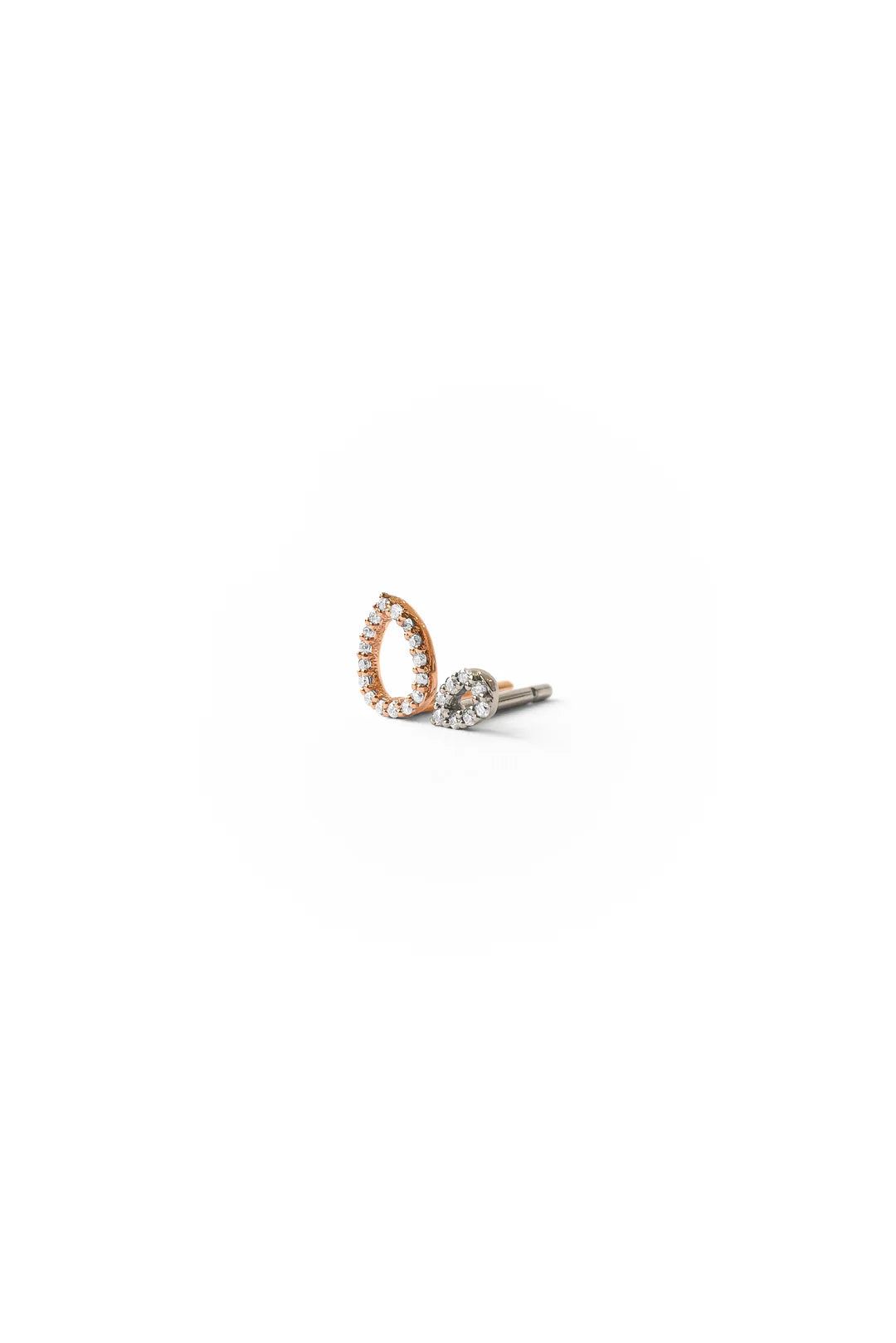 Sansoeurs stud Bubble Small diamonds or 18k diamants