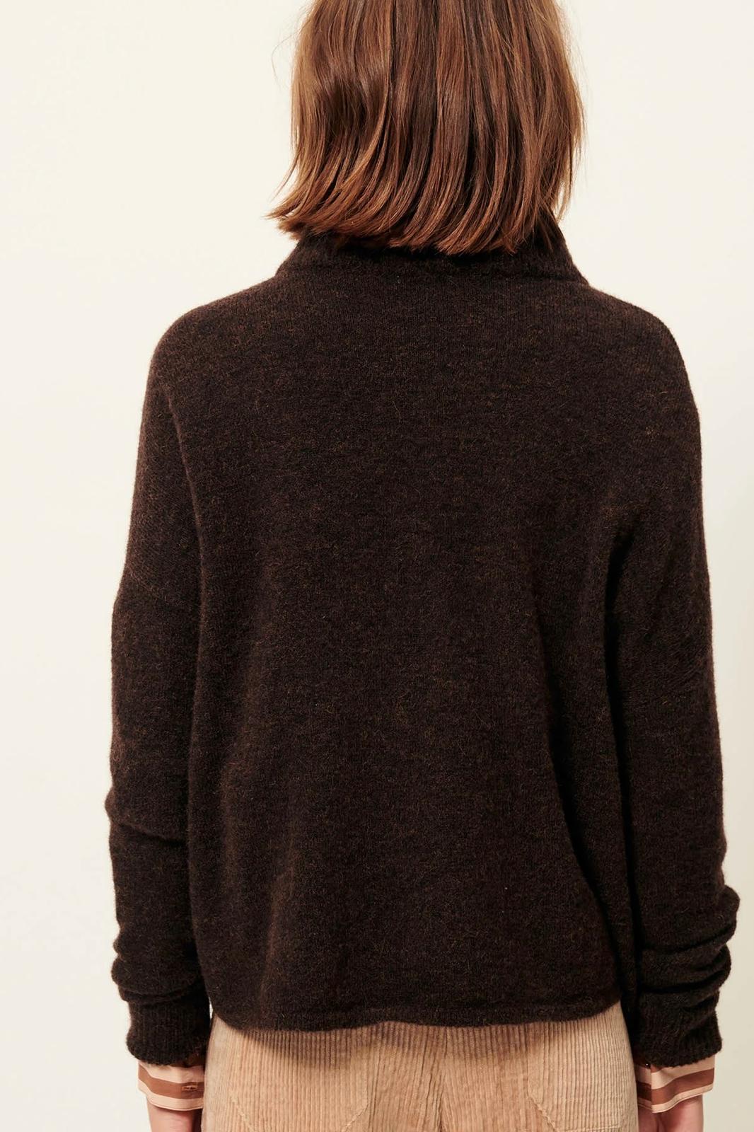 Sessun pull maille Kunlun wood