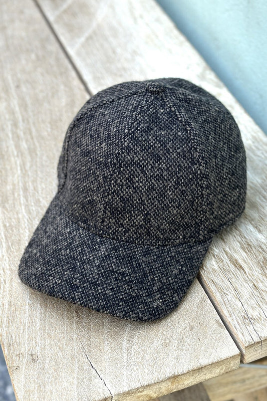 Stetson casquette Baseball laine Donegal gris antracite