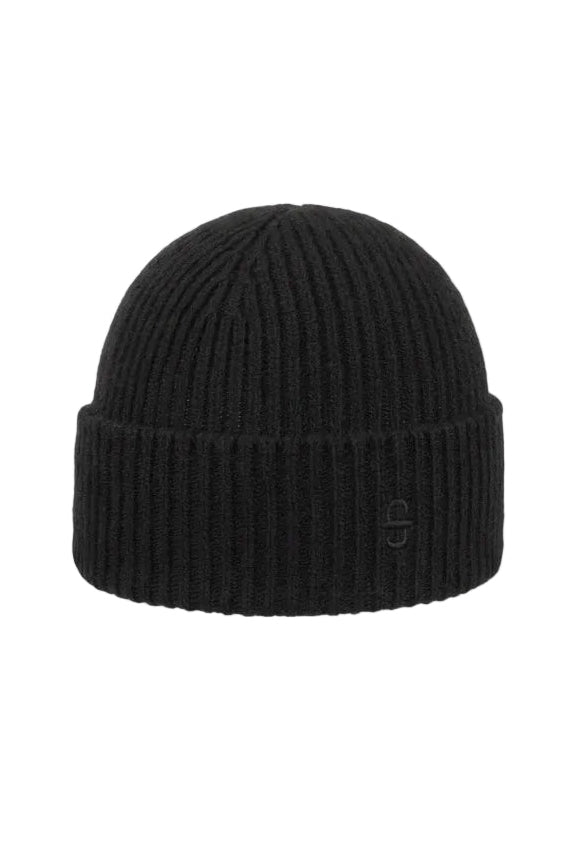 Stetson bonnet Beanie Halven laine mérinos black