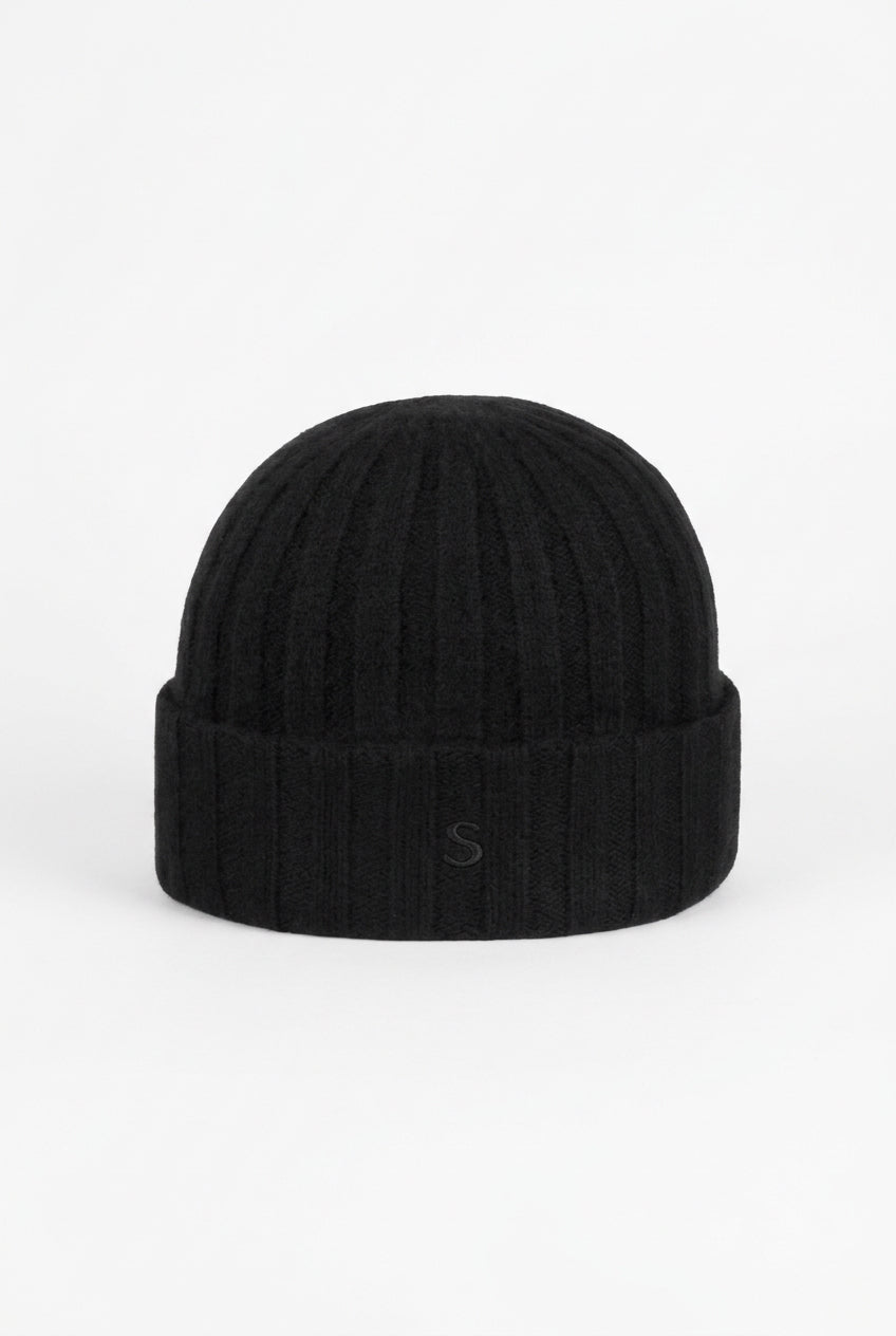 Stetson bonnet Beanie cashmere noir