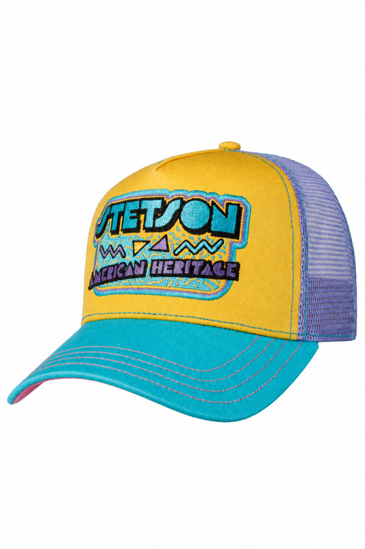 Stetson casquette Trucker cap 90s jaune