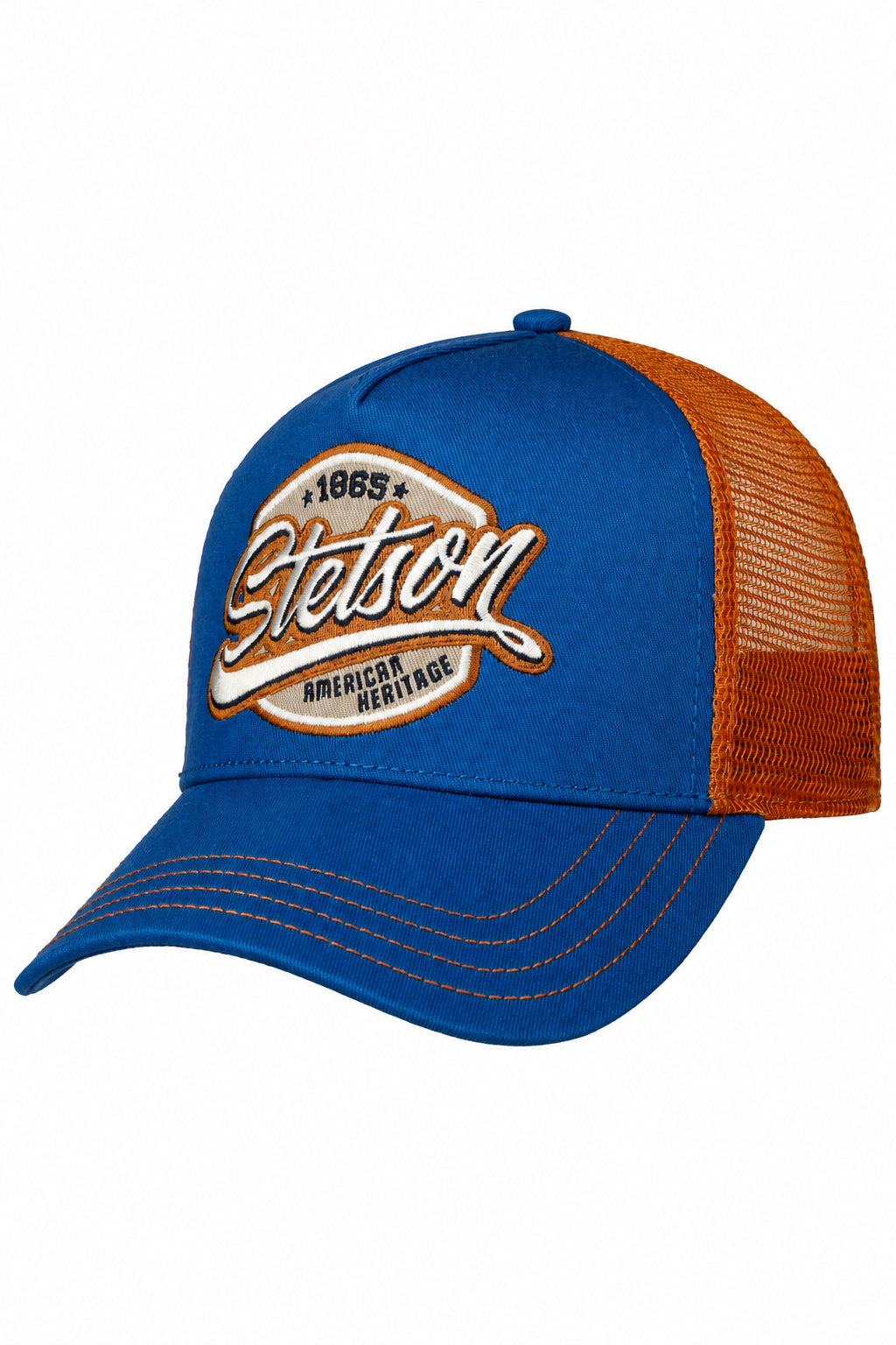 Stetson casquette Trucker cap Classic Patch bleu