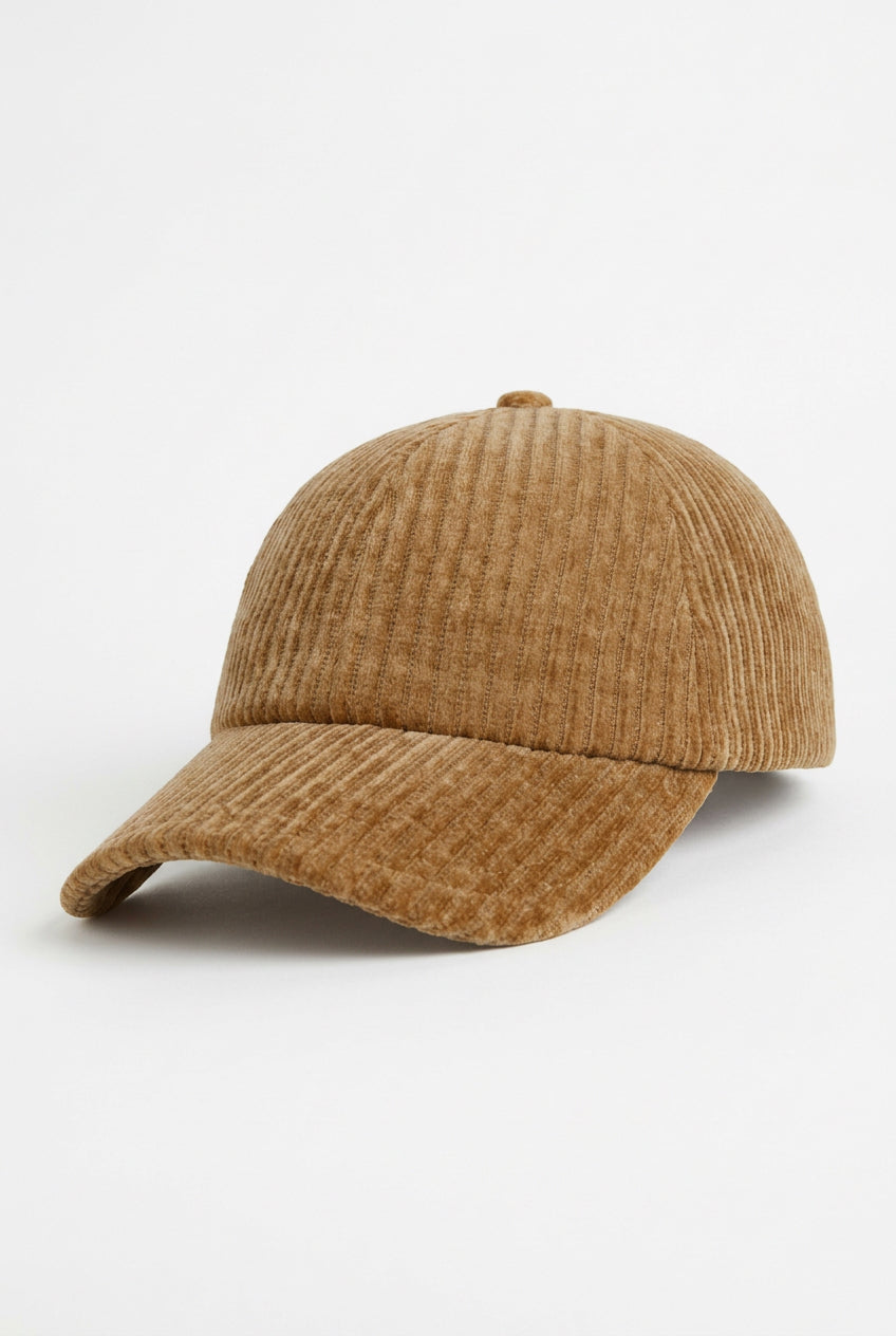 Stetson casquette Baseball cap velours cotele sable