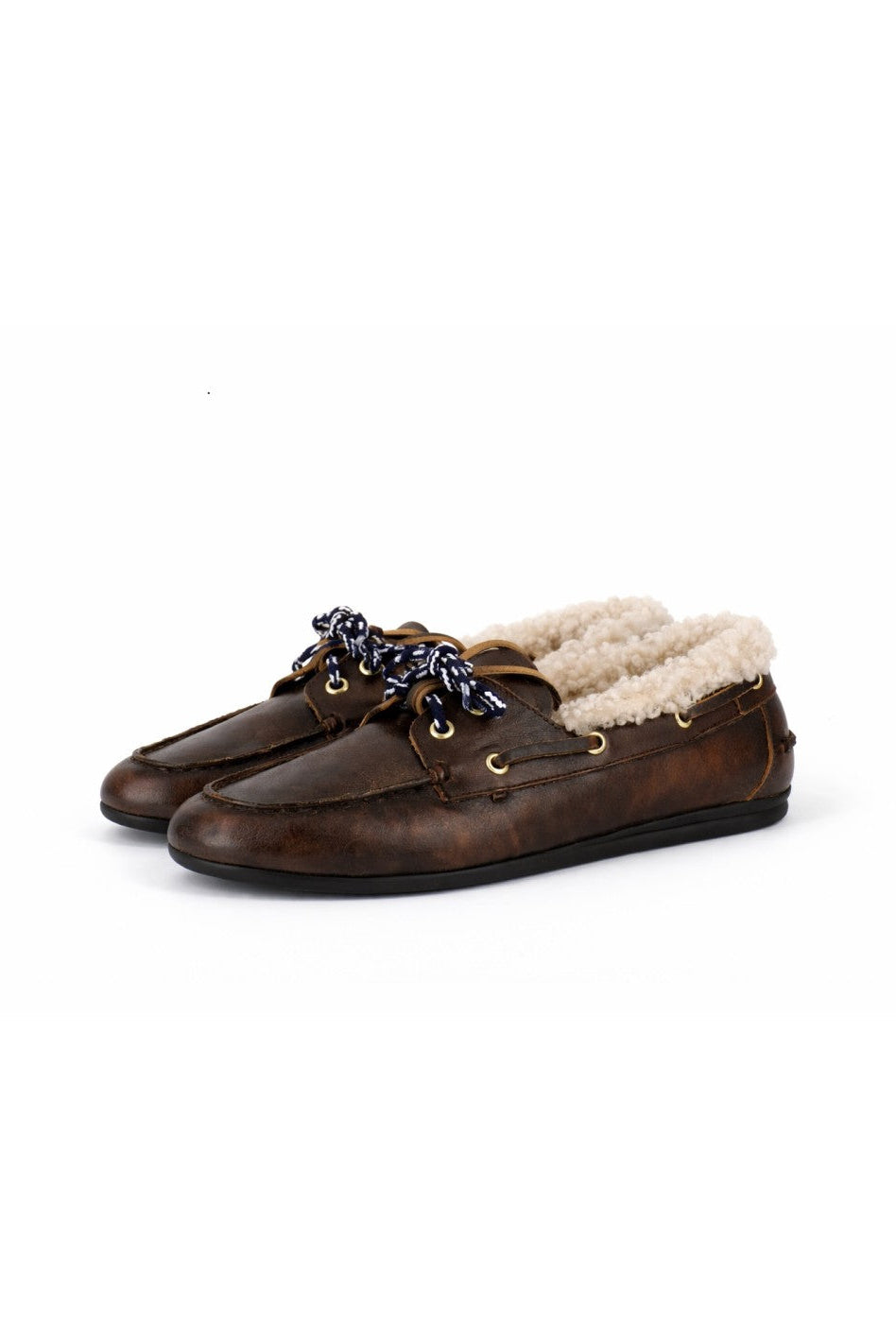Toral mocassins Tl-Nahua winter cuero off-white
