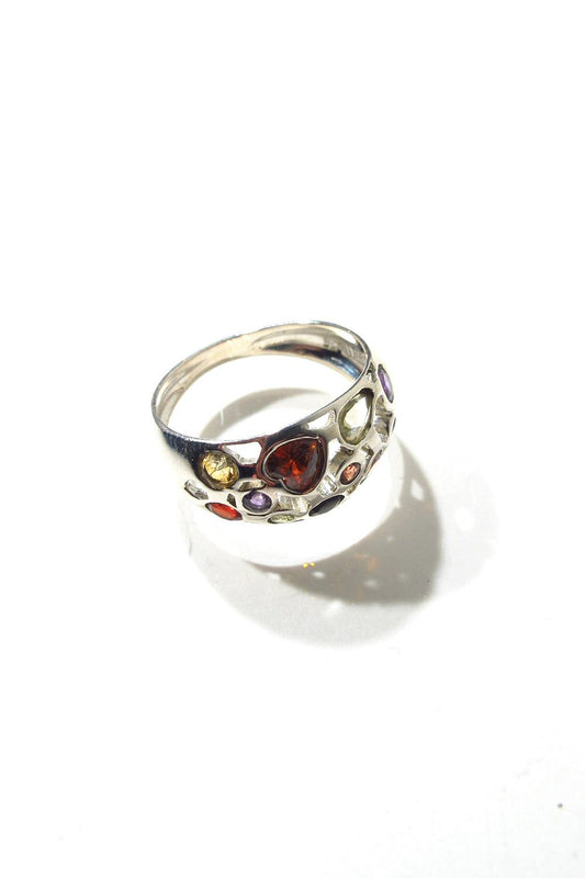Vadi Jewels bague Kim coeur pierre fine