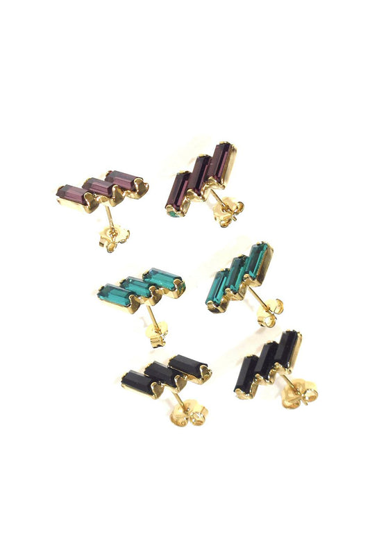 Viveka Bergstrom studs 3 Strass XS