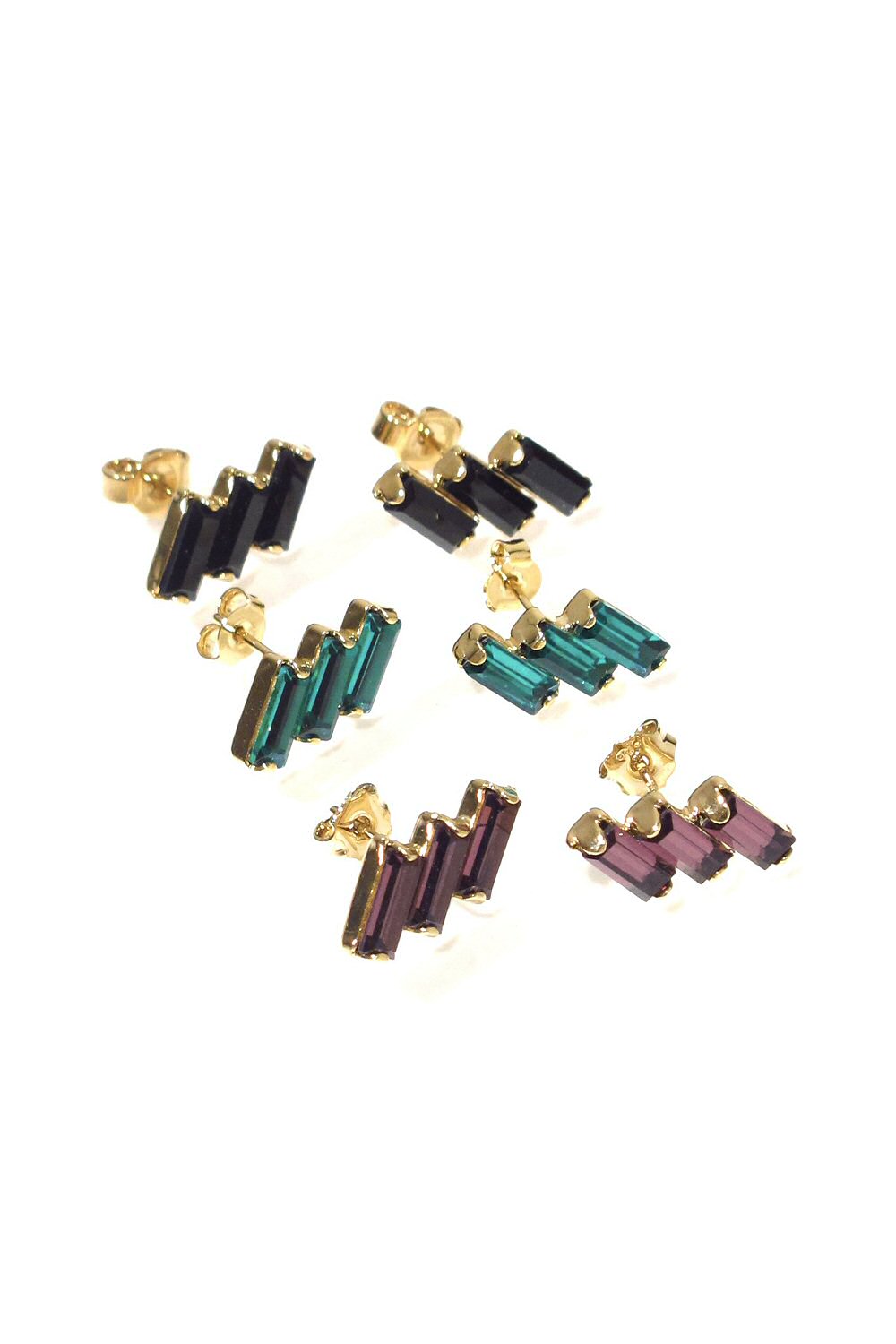 Viveka Bergstrom studs 3 Strass XS