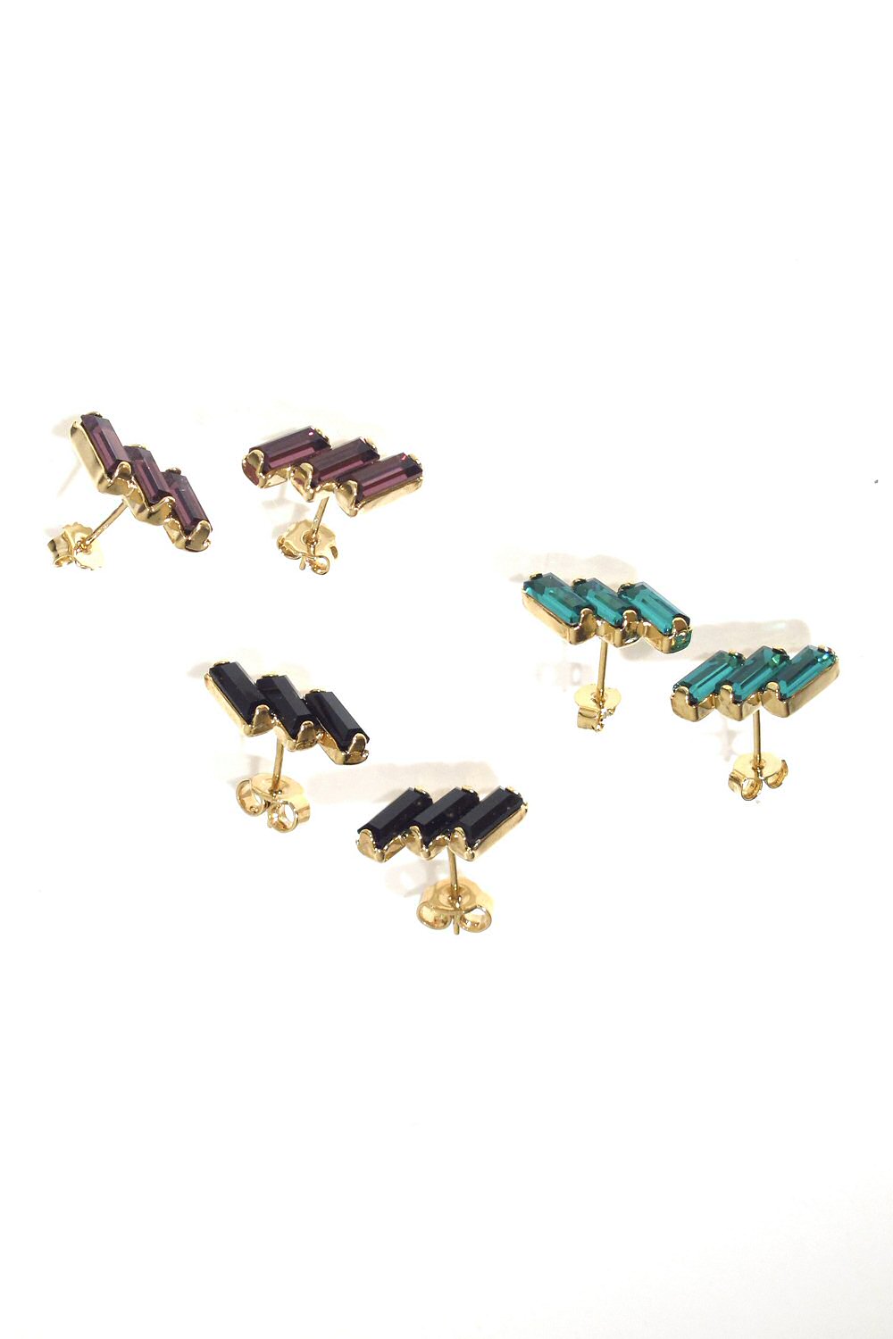 Viveka Bergstrom studs 3 Strass XS