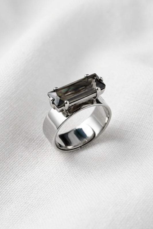 Viveka Bergstrom bague 1 Strass M