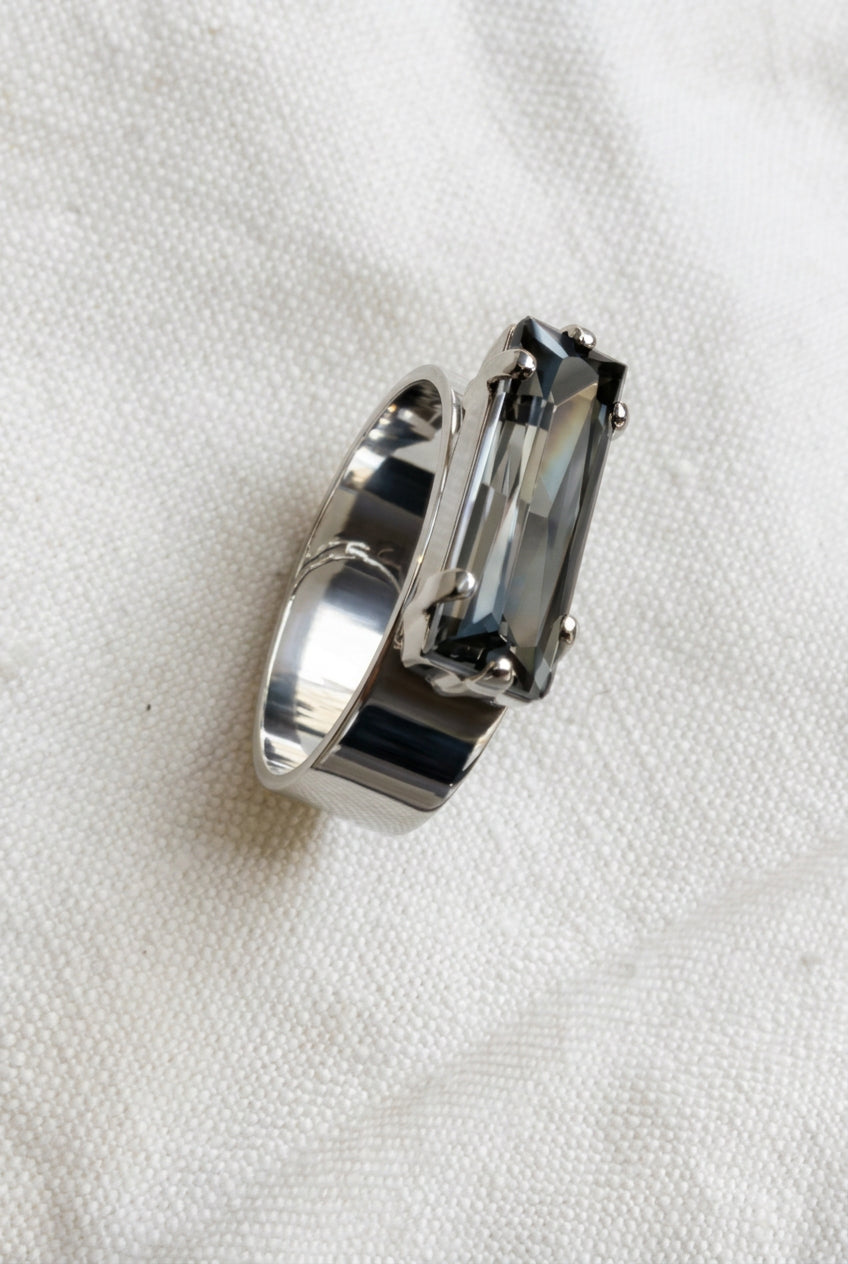 Viveka Bergstrom bague 1 Strass M