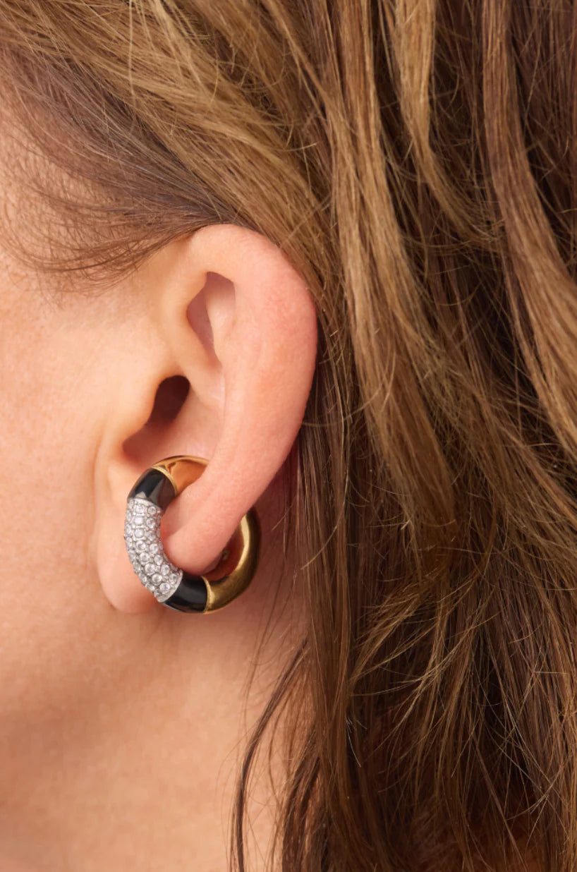 Y Paris earcuff Lana strass