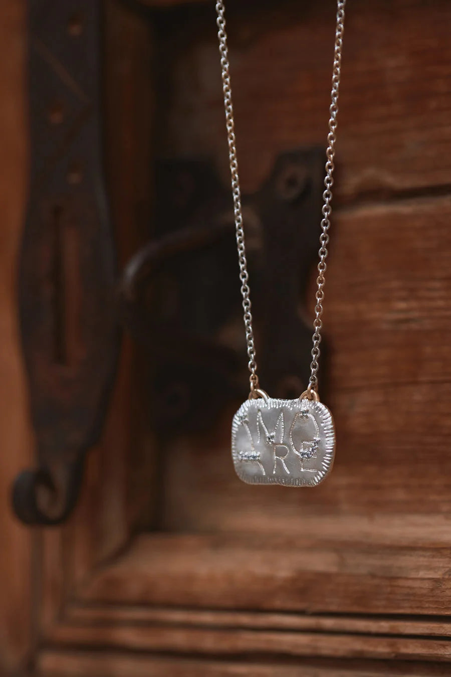 Ylume collier médaille Amore