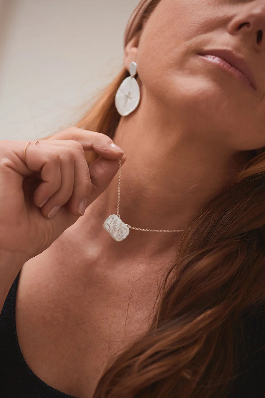 Ylume collier médaille Amore