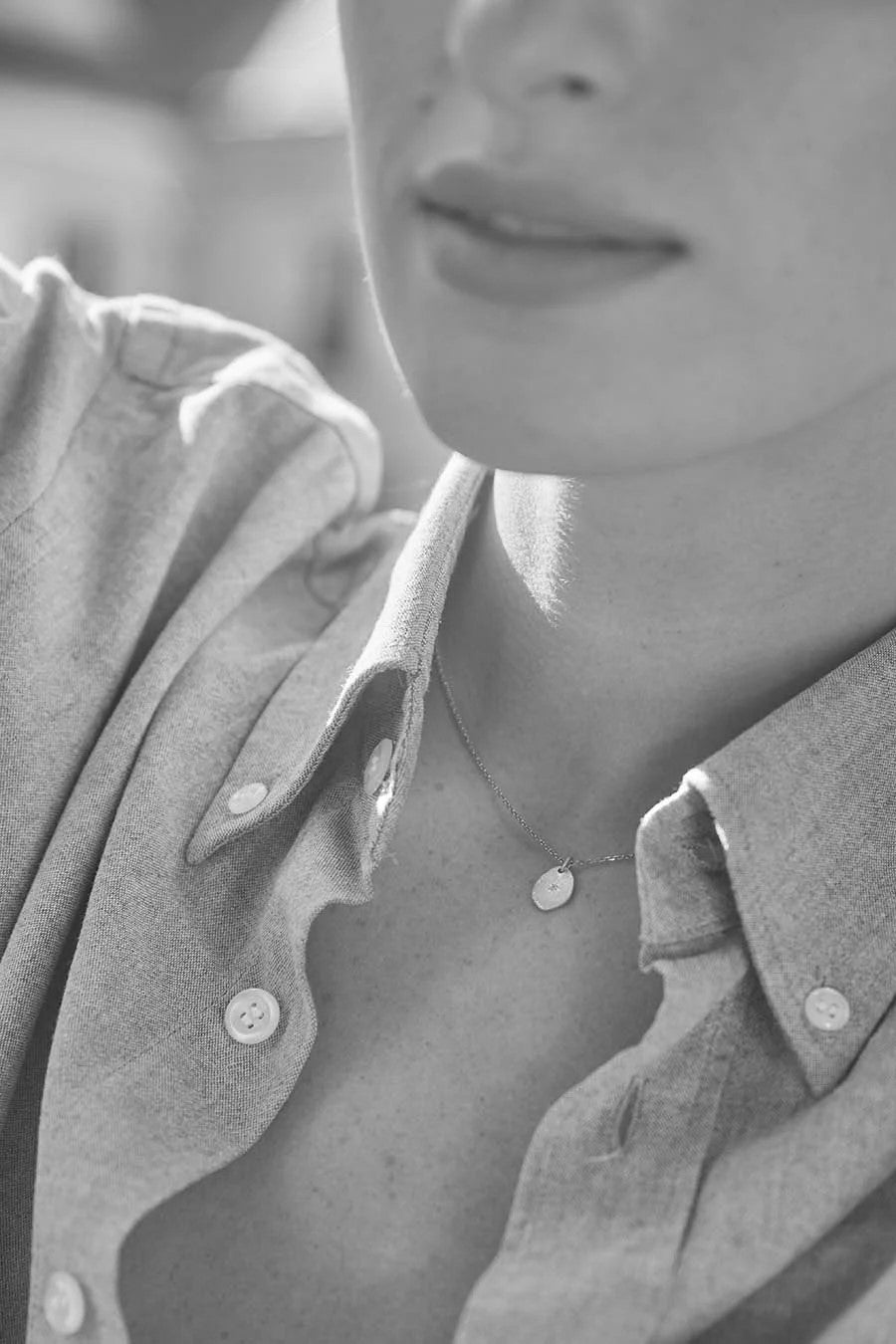 Ylume collier médaille Etoiles mini