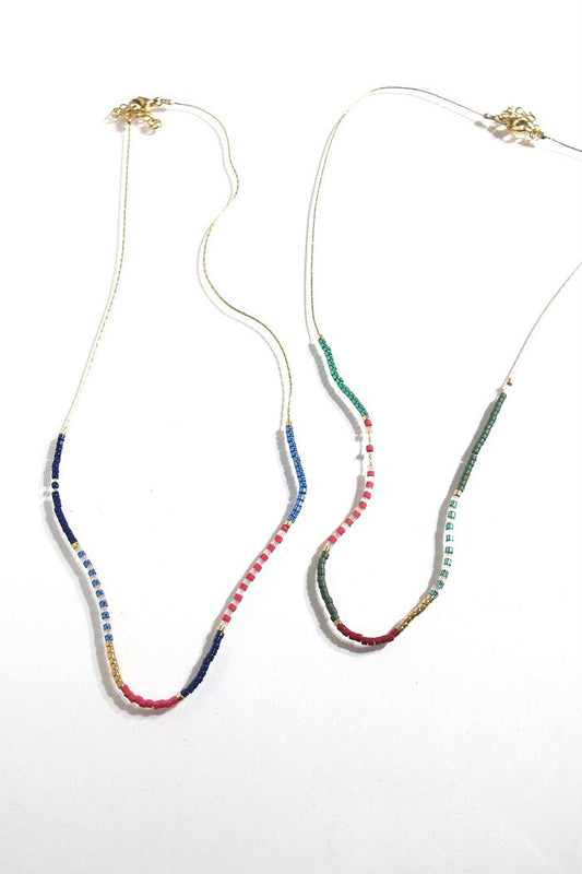 Collier Miyuki Rainbow perles beads