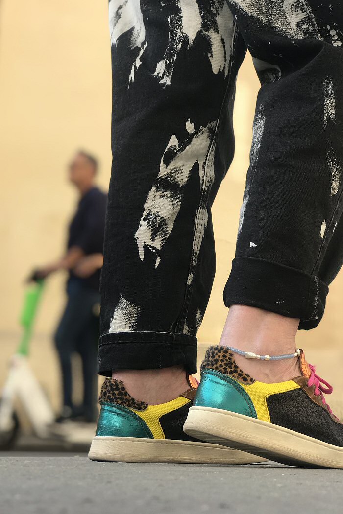 Elia Maurizi Camilla rainbow sneakers