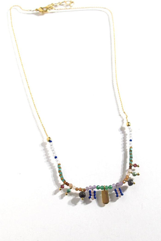 XX | Fourbi de Capucine collier Isis pierres fines beads