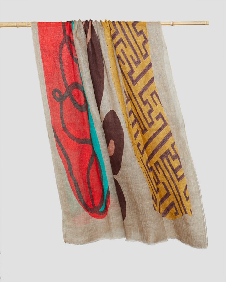 Z | Lovat & Green foulard en lin Cabo de Gata