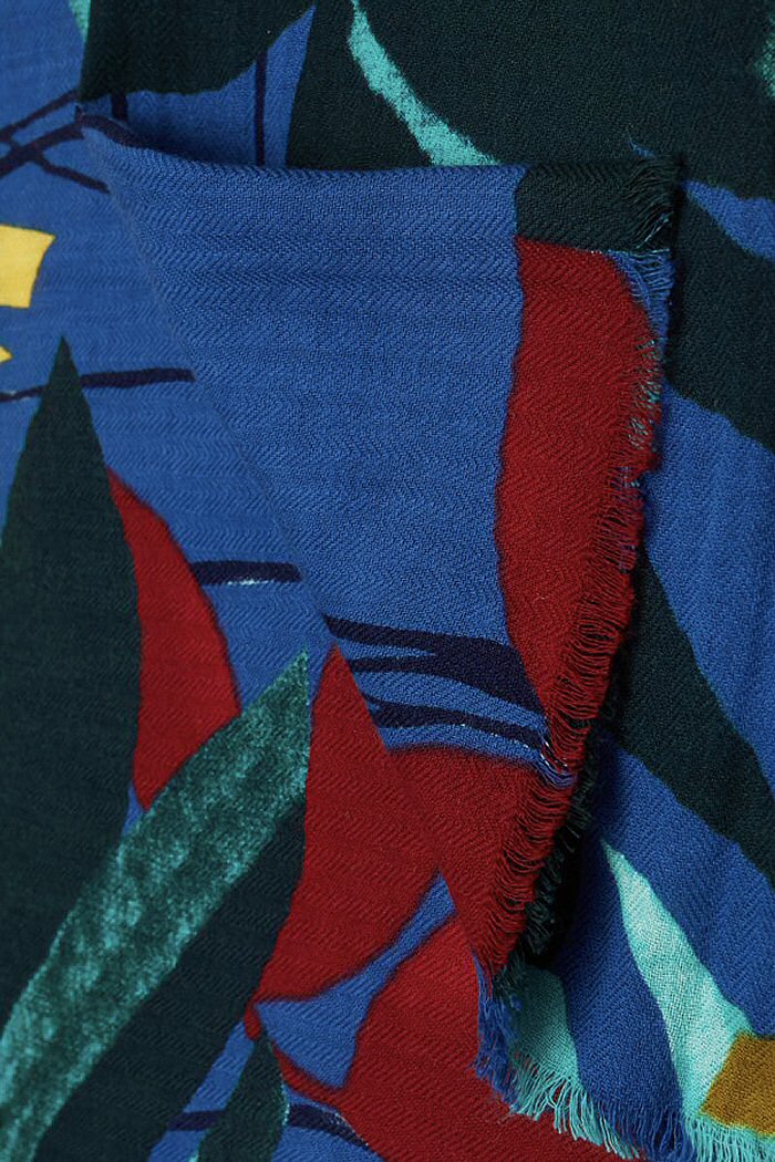 Lovat & Green foulard en coton Honolulu bleu