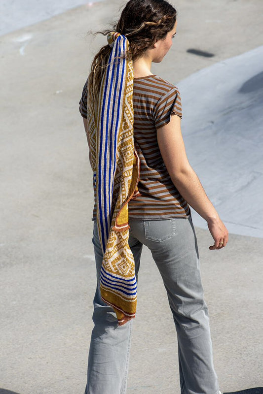 XSummer | Lovat & Green foulard en lin Safari