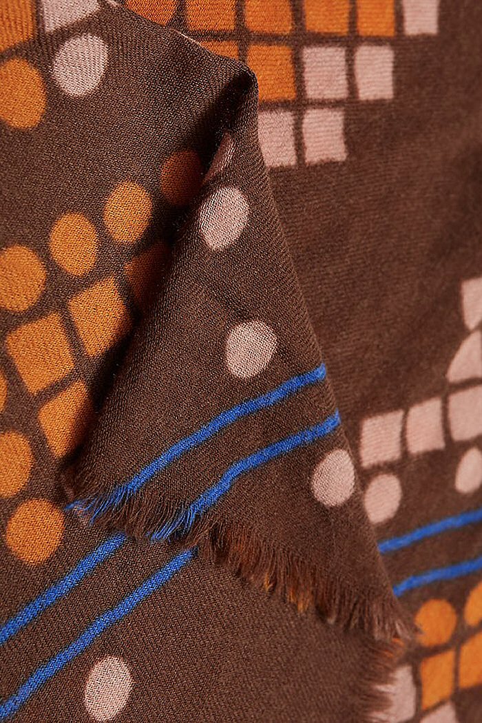 Lovat Color XPWinter | Lovat & Green foulard en laine Sarajevo brown ...