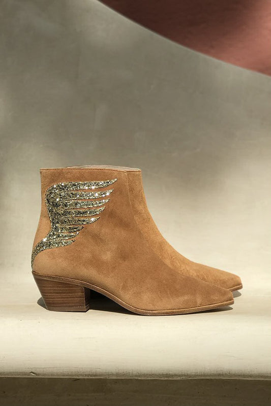 Patricia Blanchet bottines Angel ginger suede