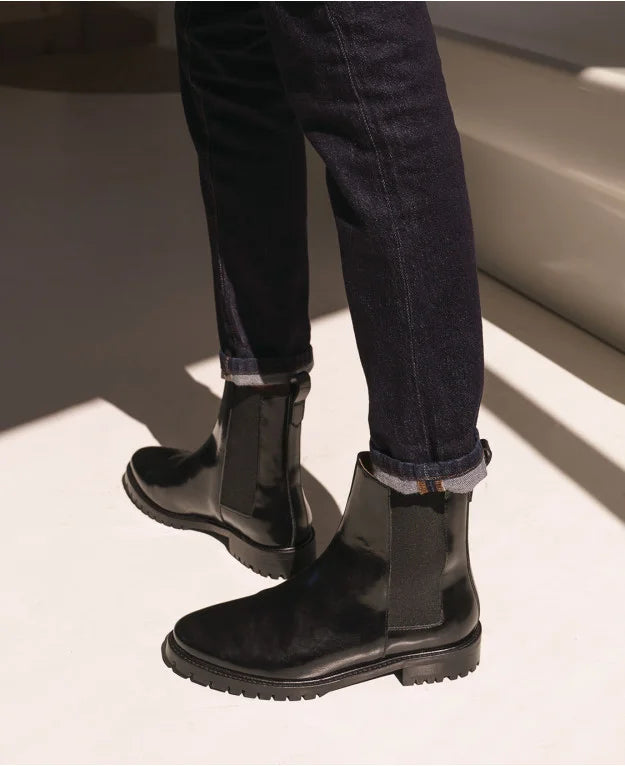 Rivecour chelsea boots 500 black polished leather