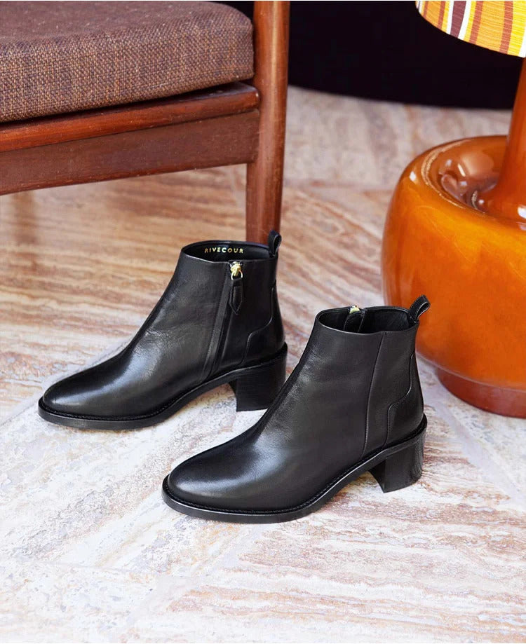 Rivecour boots 286 black leather