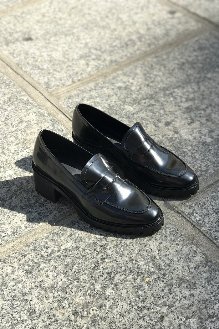 Rivecour loafers 81 polished black leather