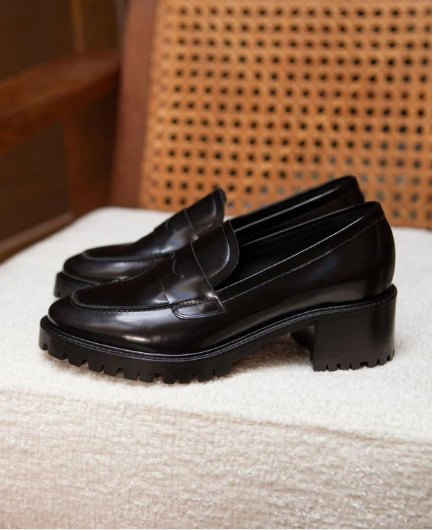 Rivecour loafers 81 polished black leather