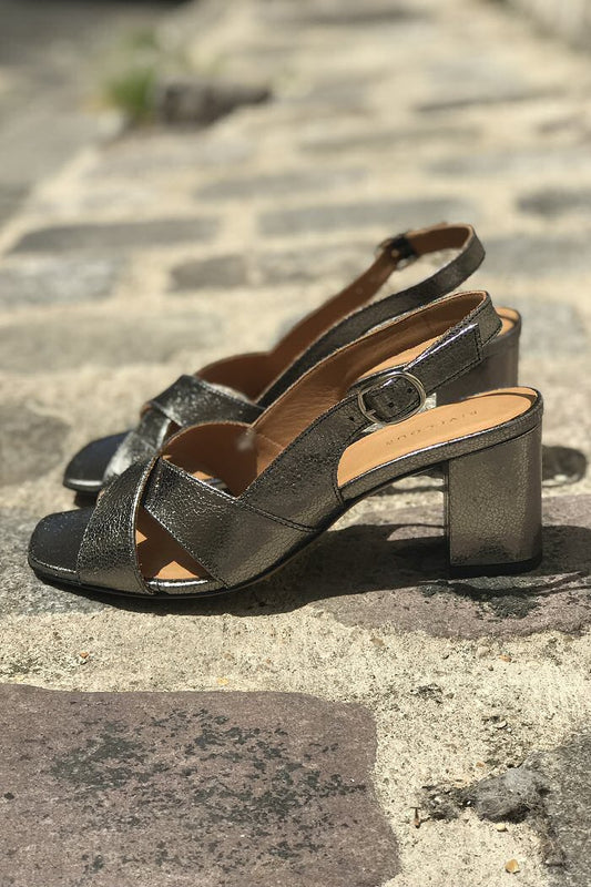 [P] Rivecour sandals 652 silver leather