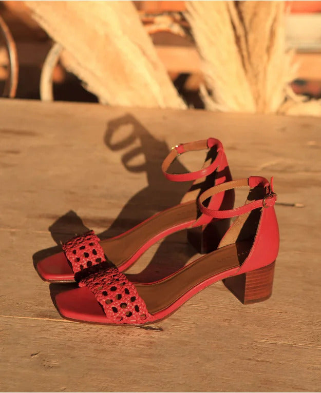 XPSummer Rivecour sandales 890 cuir paprika tress